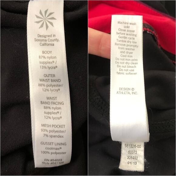 ATHLETA Relay Capri Workout Leggings in Airbrush Size S - Picture 8 of 9